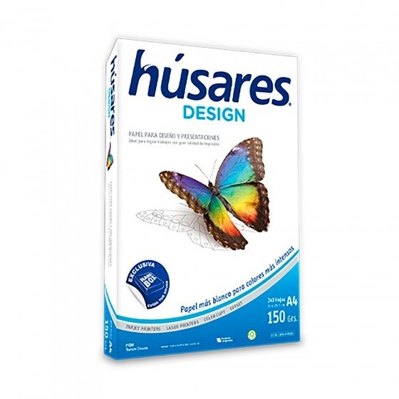 Producto - RESMA HUSARES DESIGN A4 x 240 hj. 150 gr.