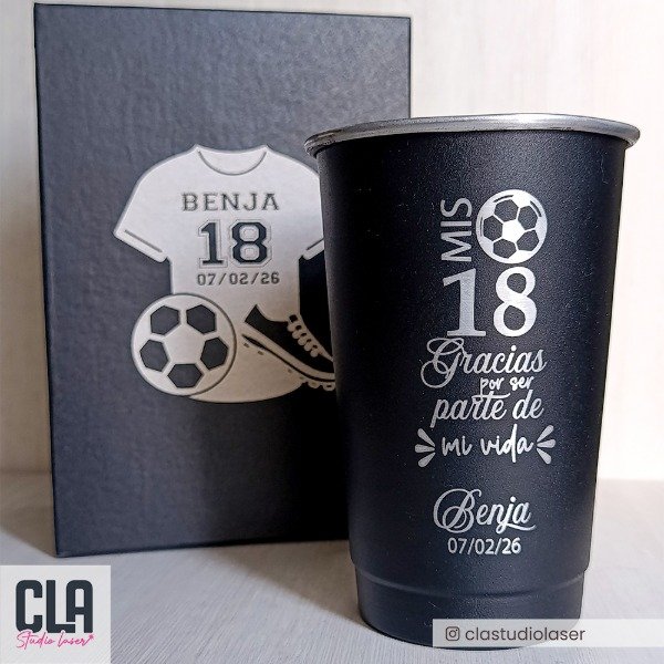 Producto - 10 Vasos ferneteros 1 Lt + Caja contenedora