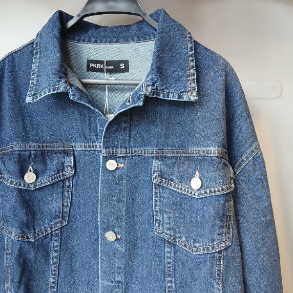 Producto - CAMPERA JEAN OVERSISE azul