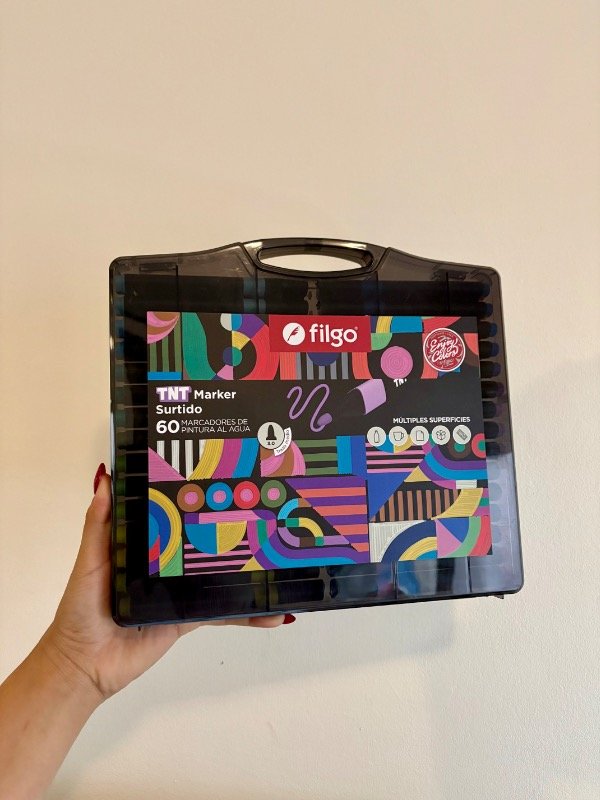Producto - Marcadores Filgo TNT valija x60 colores