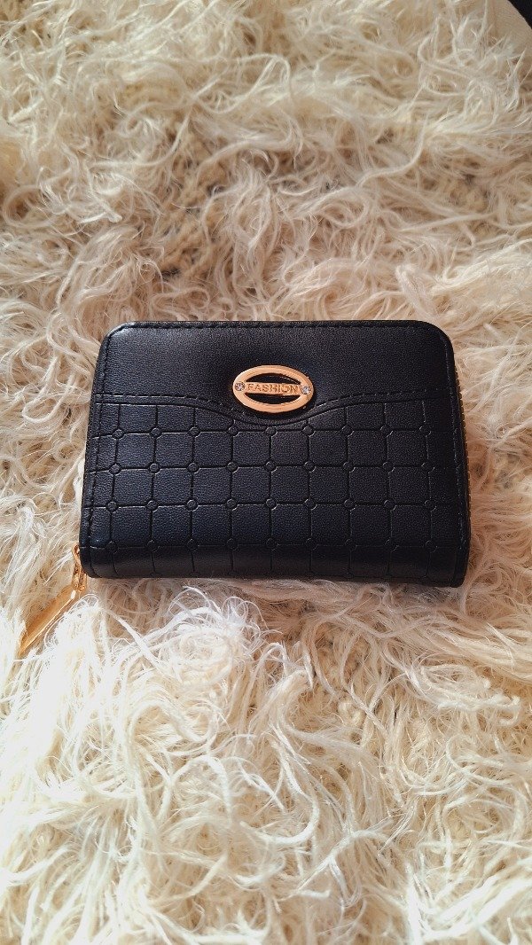 Producto - Tarjetero negro trama