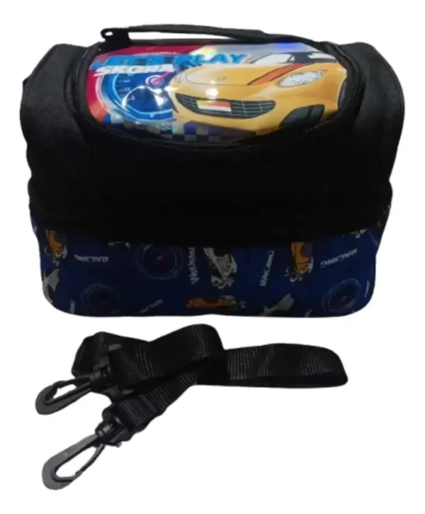Producto - Skora Lunchera Escolar 2 Compartimentos Lets Play Racing