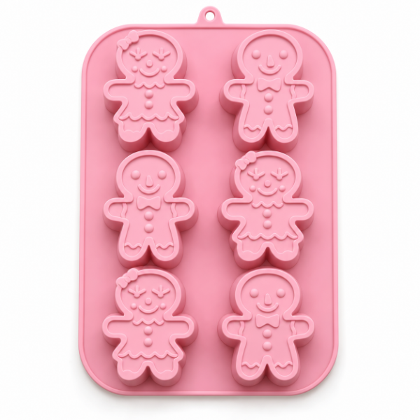 Producto - MOLDE DE SILICONA MUÑECO DE JENGIBRE X 6 5L10 - 2