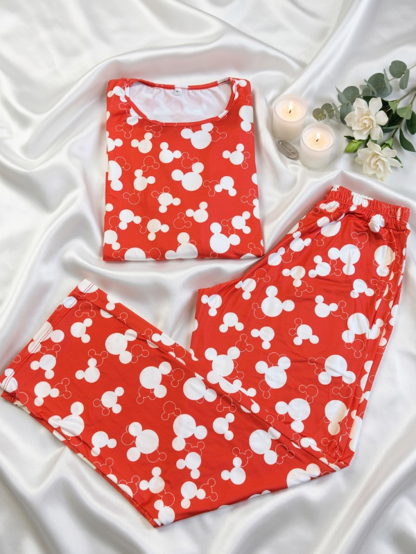 Producto - Pijama Manga Larga Mickey Rojo
