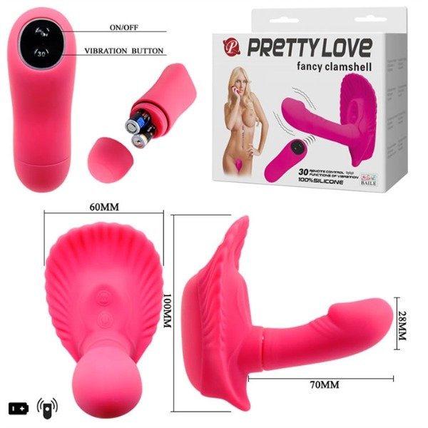 Producto - OSTRA VIBRADORA CON CONTROL REMOTO