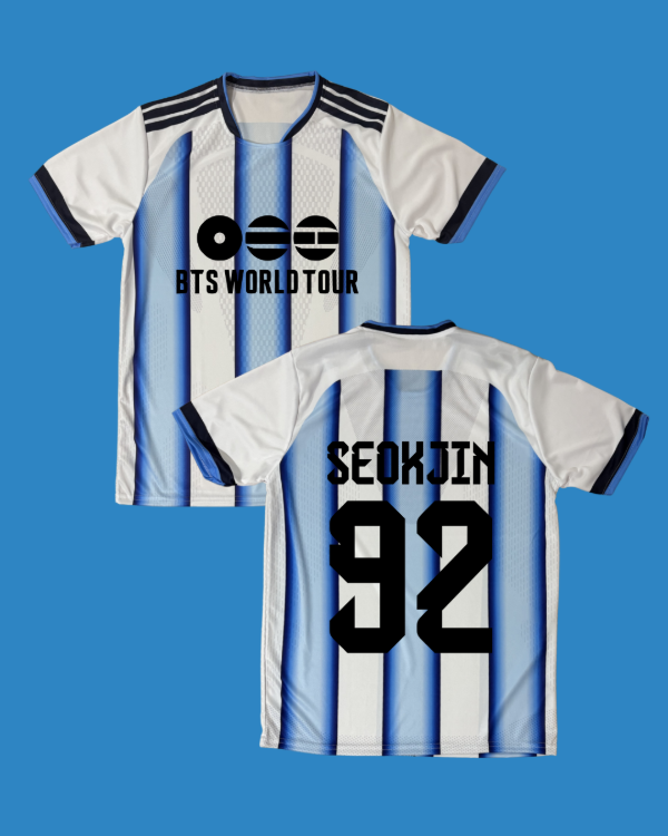 Camiseta Seokjin - BTS (Doble Estampa)
