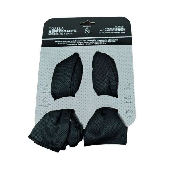 Producto - Toalla deportiva refrescante negro