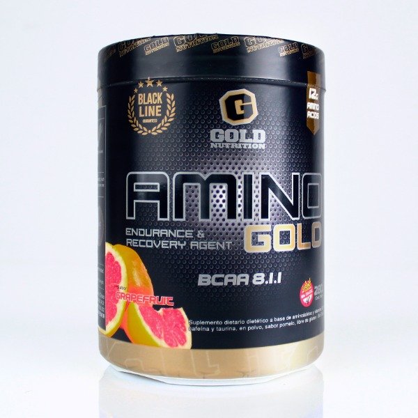 Producto - Amino Gold 280 grs / 20 Serv Grape Fruit Gold Nutriton Sin Tacc