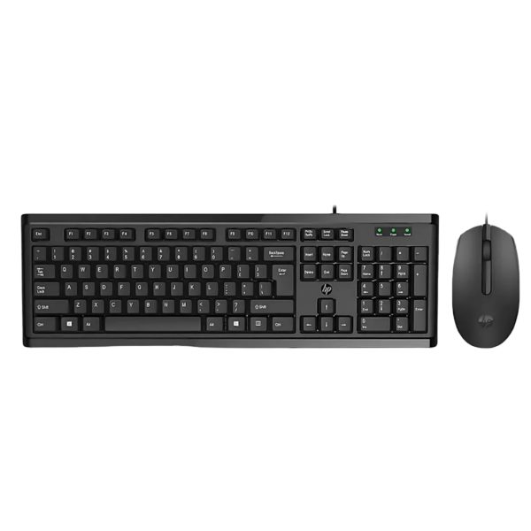 Producto - Kit Teclado y Mouse Cableado 104 Teclas HP KM10 Ingles