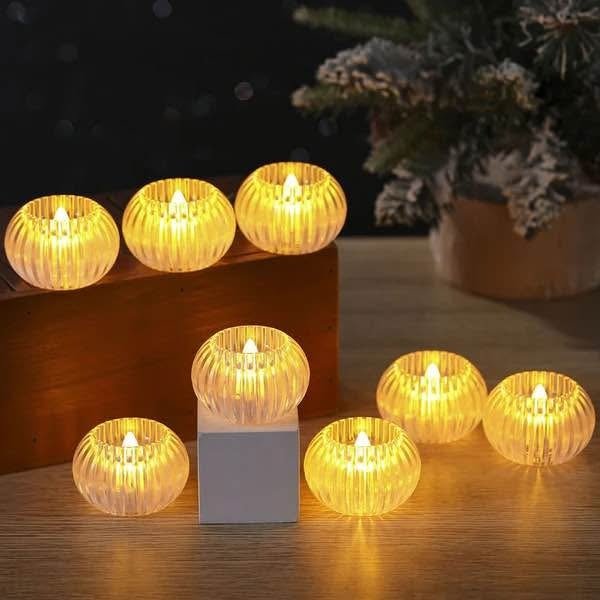 Producto - Velas Led Cálida Con Pila X12u