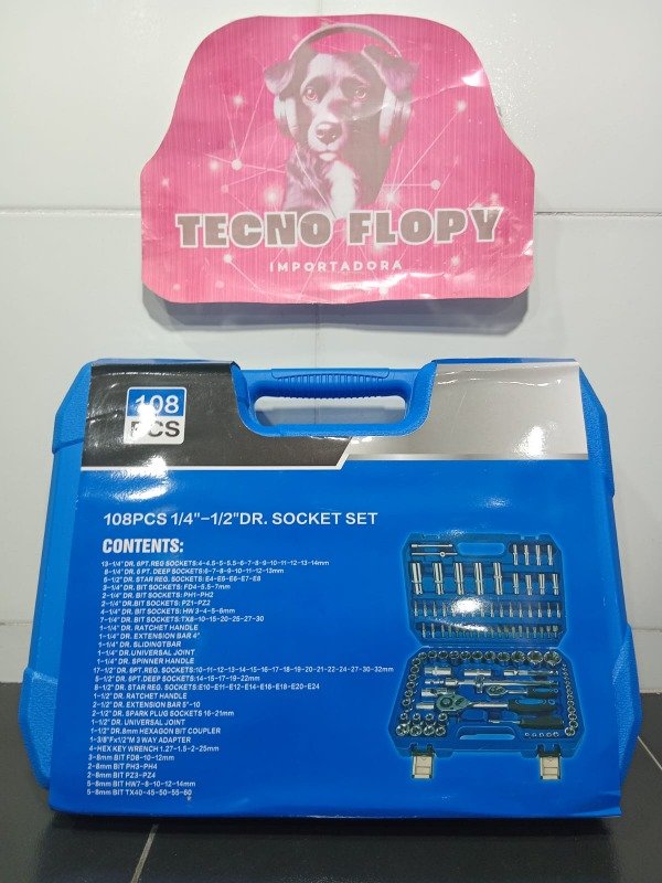 Producto - maletin set llave tubo 108 piezas