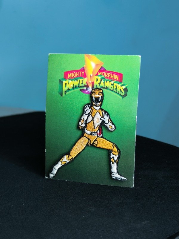 Producto - Bordado Ropa a Calor Mighty Morphin Power Ranger Yellow Trini 8cm - 1