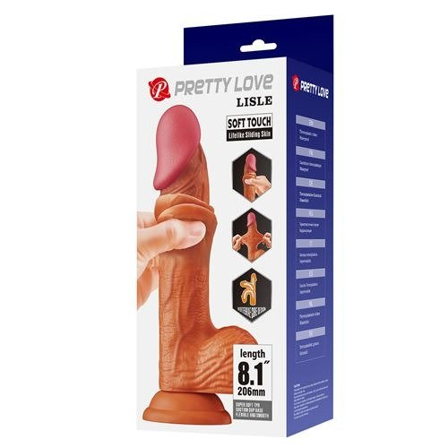 Producto - DILDO REALISTA VERTEBRADO PIEL FLEXIBLE - LISLE