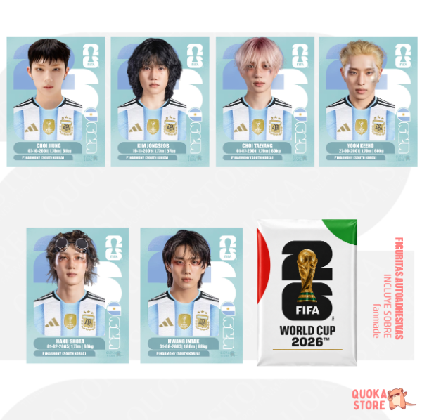 Producto - Pack Figuritas P1HARMONY ARGENTINA - FIFA World Cup 2026
