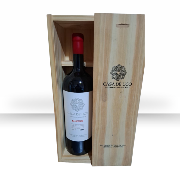 Producto - Casa de Uco Vineyard selection malbec magnum con caja de madera