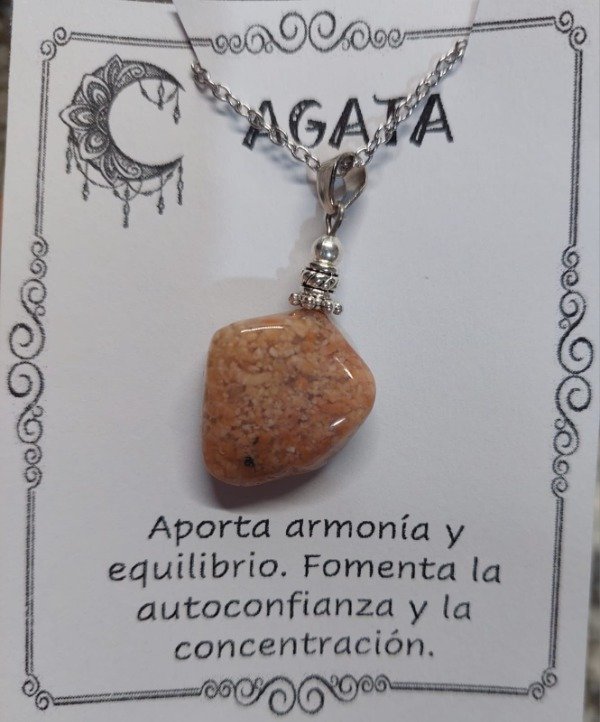 Producto - Agata musgosa naranja