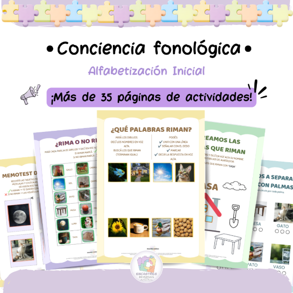 Producto - CONCIENCIA FONOLÓGICA - ALFABETIZACIÓN INCIAL