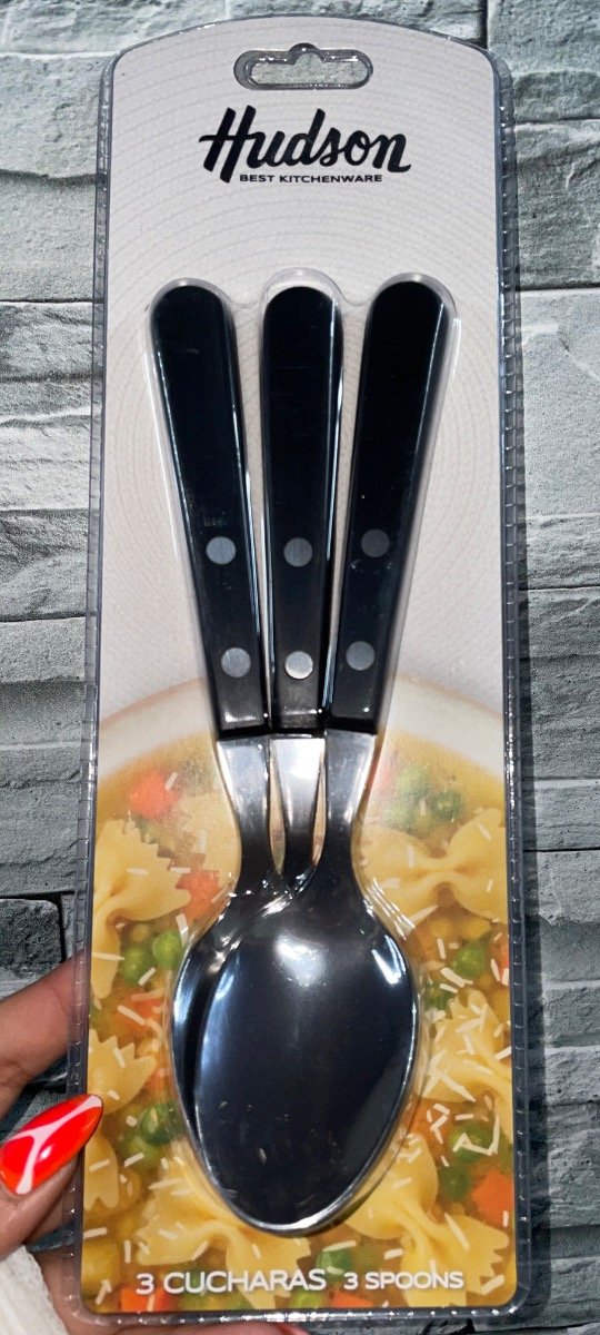 Producto - Cuchara hudson negro x3 - 1