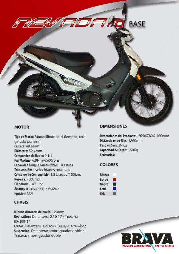 Producto - NEVADA 110 BASE