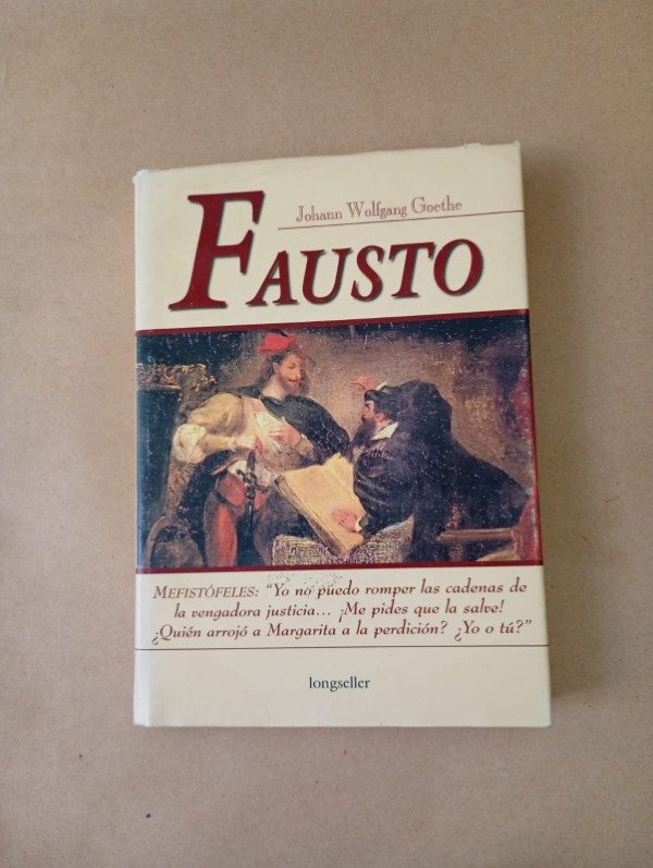 Producto - Fausto - Johann Wolfgang Goethe - Longseller 2001 - Tapa dura