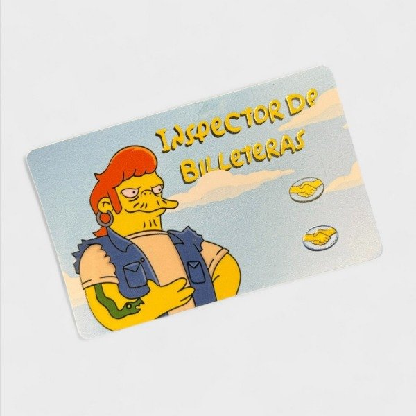 Producto - INSPECTOR DE BILLETERAS - Vinilo blanco + Laca sectorizada ERROR EN CORTE