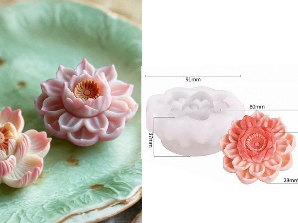 Producto - Molde flor de loto abierta