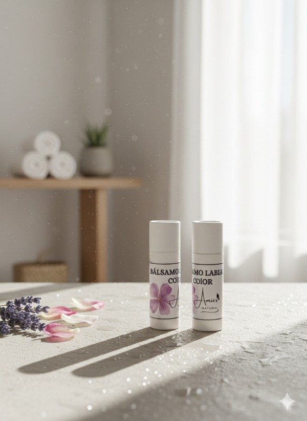 Producto - Bálsamo labial natural y color