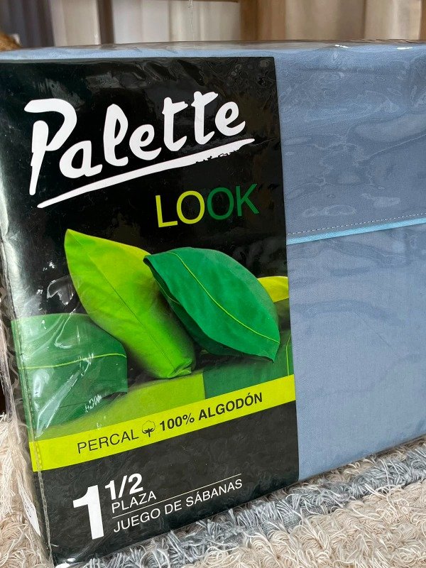 Producto - Juego de Sabanas Algodon 1 plazas 1/2 - Palette Look