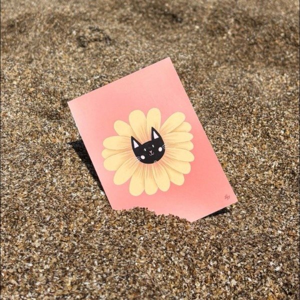 Producto - Postal Gatiflor