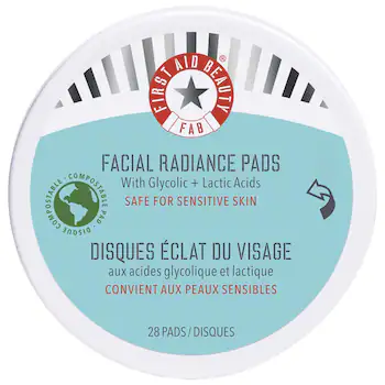 Producto - First Aid Beauty Facial Radiance Pads - Discos con Ácidos Glicólico y Láctico
