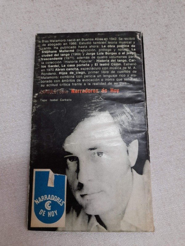 Producto - Hijos De Ciego - Blas Matamoro - Narradores De Hoy #70 - 3