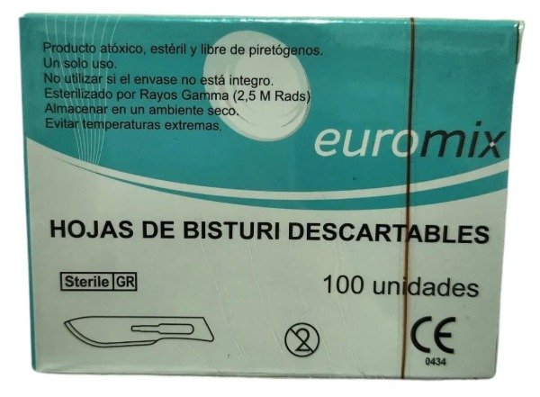 Producto - Bisturí caja x100 unid. N10,22,24