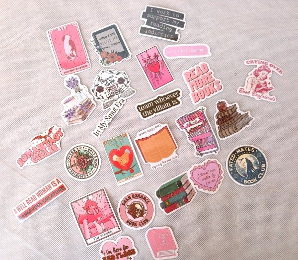 Producto - Pack de 4 Stickers literarios