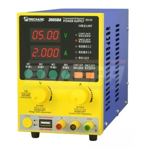 Producto - Fuente de alimentación 30V 5A 3005DA - MECHANIC