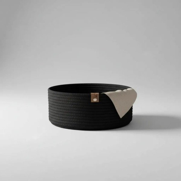 Producto - Cesto Panera Organizador 20x8 7mm. Negro.