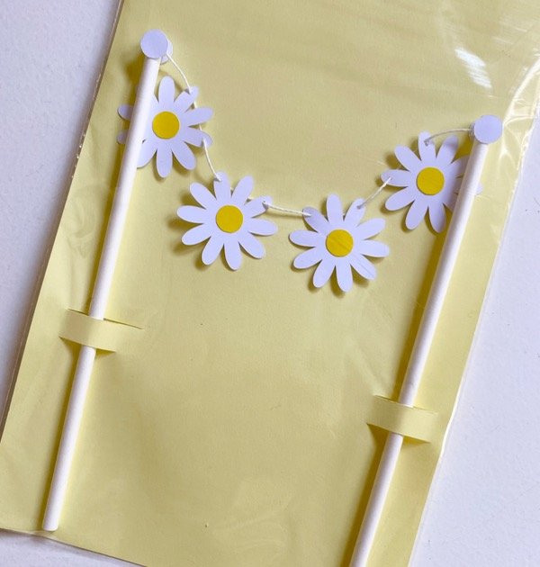 Producto - Cake topper mini margaritas blanco