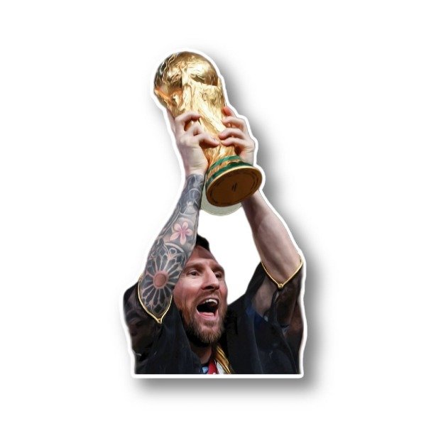 Producto - Calco messi levantando la copa