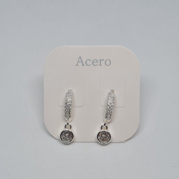 Producto - Aro AB plateado susano blanco 14mm