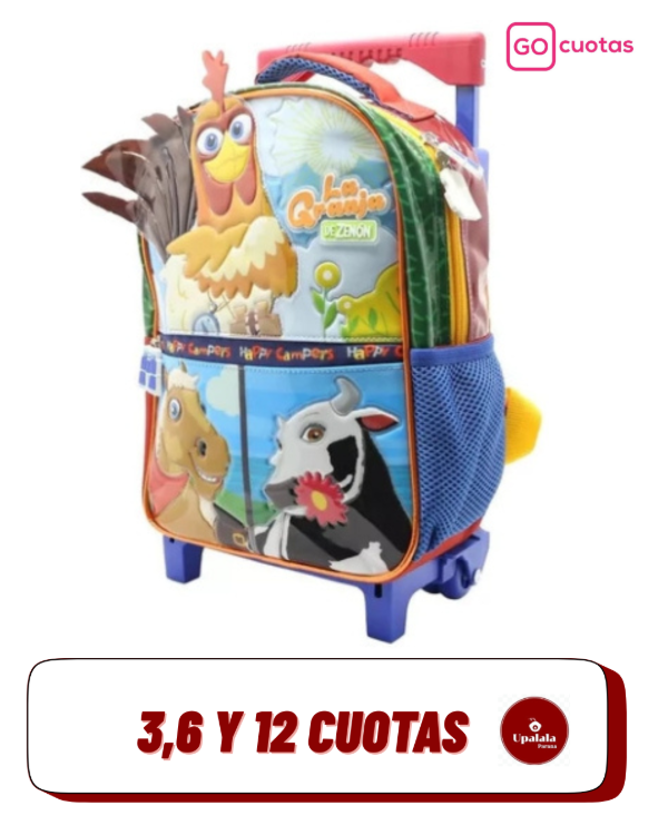 Producto - MOCHILA ESCOLAR LA GRANJA DE ZENON