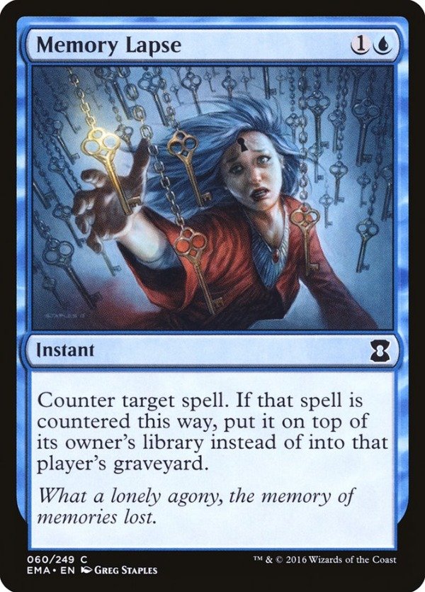 Producto - Memory Lapse #60  Eternal Masters