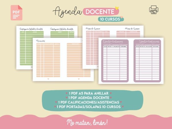 Producto - Archivo Digital AGENDA DOCENTE 2027 PDF - 0