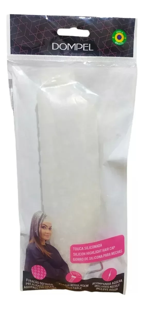 Producto - Gorro De Silicona Para Mechas Con Aguja Dompel