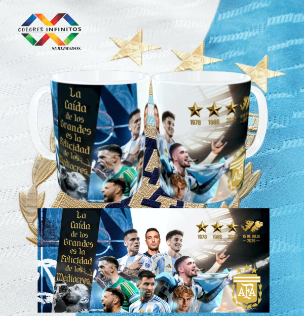Producto - TAZA CERAMICA-SELECCION NACIONAL-DISEÑO SUBLIMADO