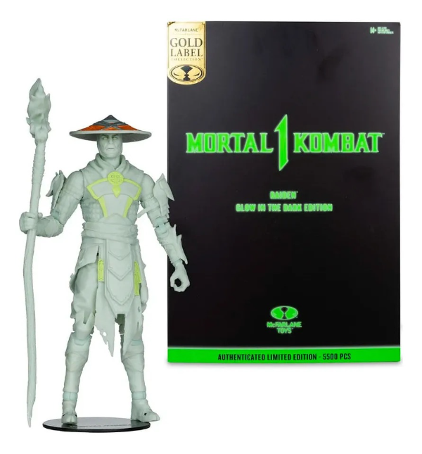 Producto - Mc Farlane Mortal Combat Figura 18cm Articulada Raiden Glow
