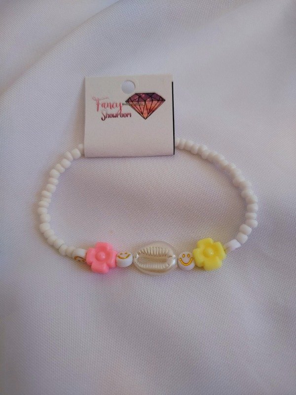 Producto - Tobillera caracol flores