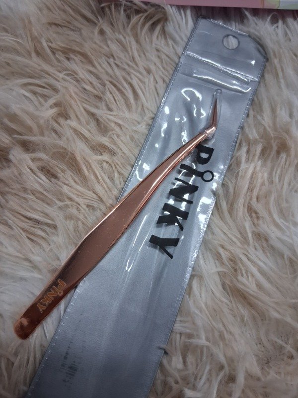 Producto - Pinza pinky rosa curva