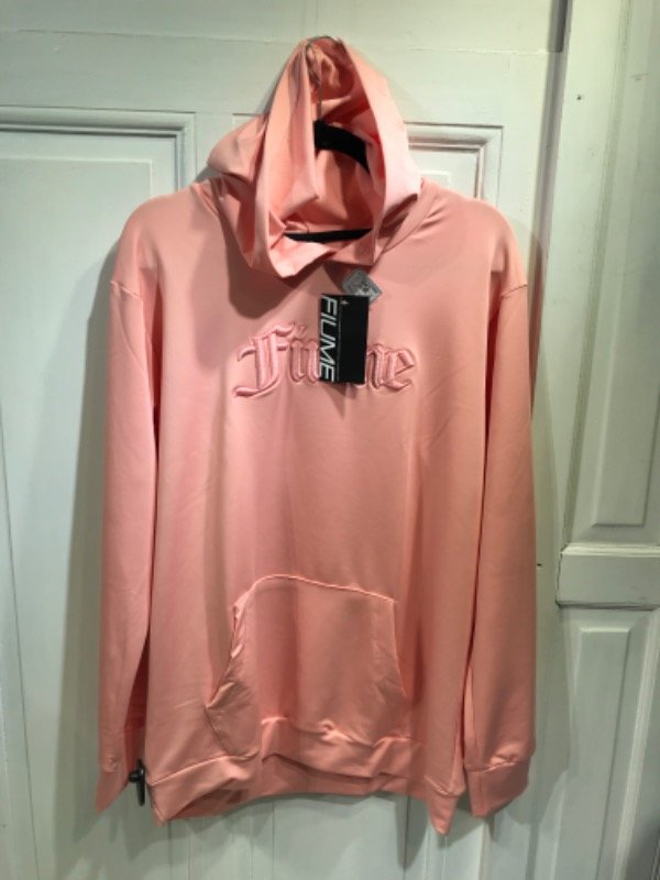 Producto - Buzo FIUME rosa logo bordado Talle L nuevo- PRECIO: 38x