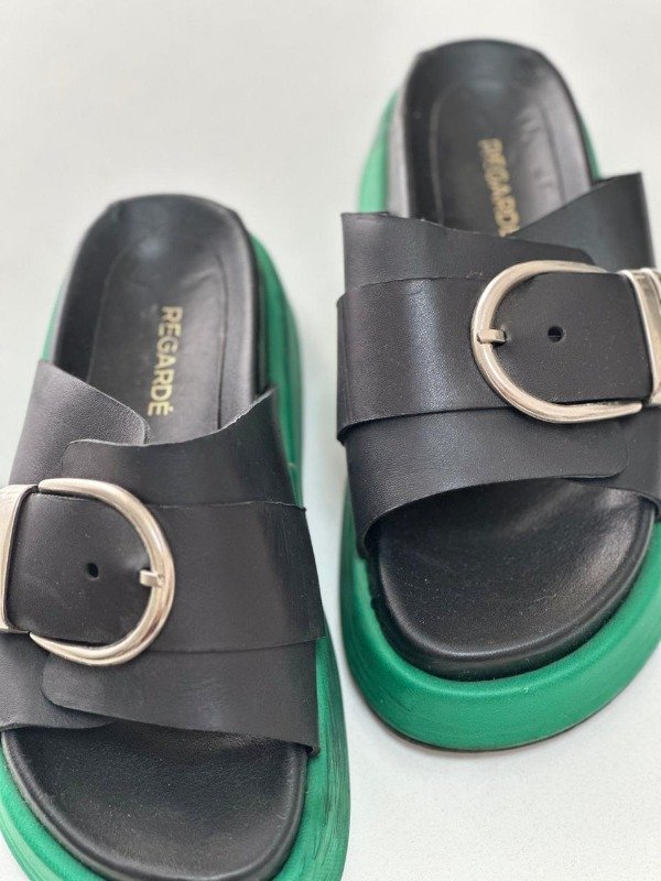 Producto - ZAPATOS REGARDE T 36 NEGRO Y VERDE