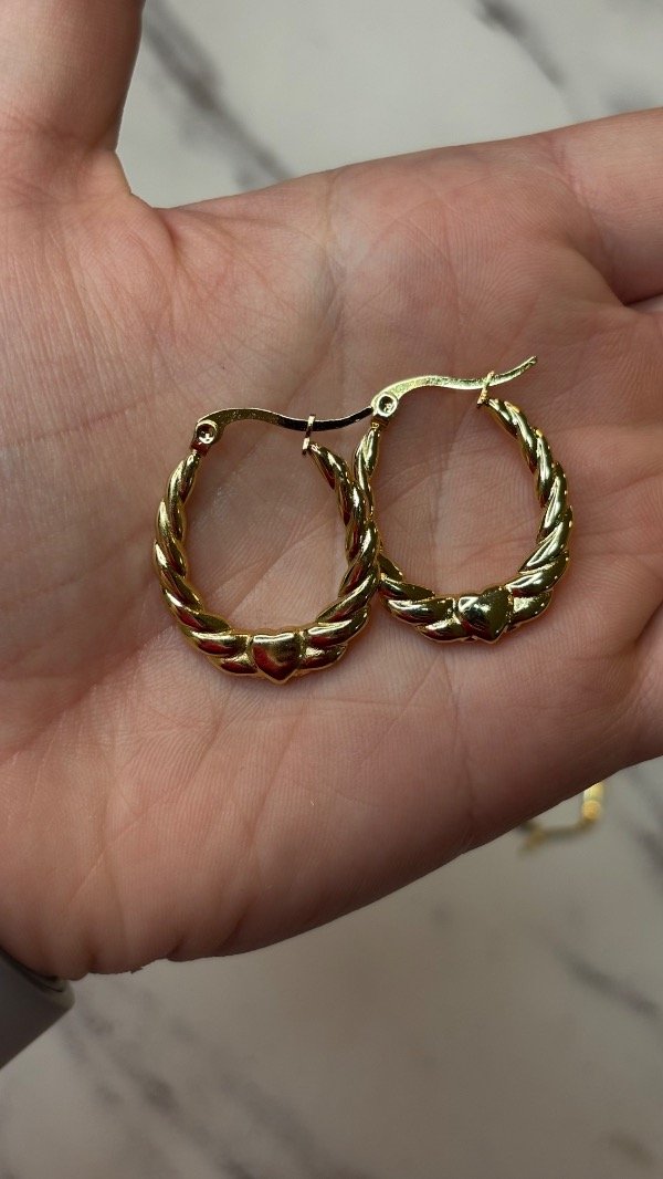 Producto - Aros acero quirúrgico dorados varios modelos - 4