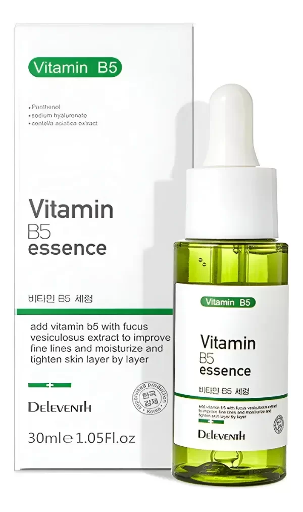 Producto - Serum Facial Calmante Vitamina B5 30ml - Deleventh Todo Tipo De Piel Día noche